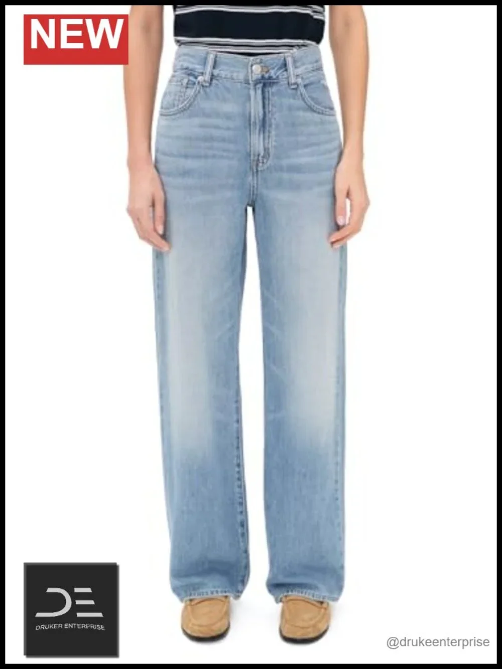 Wide Leg Jeans, Lightweight Denim, High Rise, 31in Inseam